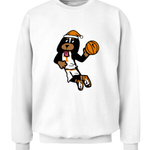 Santa Smokey Soaring High Shirt Mascot Tennessee Volunteers Basketball CACS white front.jpg