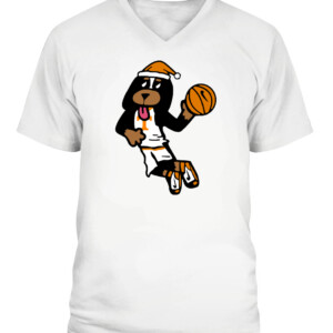 Santa Smokey Soaring High Shirt Mascot Tennessee Volunteers Basketball CAVN white front.jpg
