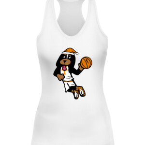 Santa Smokey Soaring High Shirt Mascot Tennessee Volunteers Basketball CAWT white front.jpg
