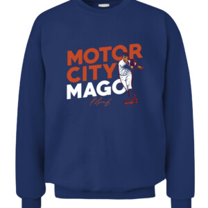 MOTOR CITY MAGO SHIRT Javy Báez Detroit Tigers CACS navy front.jpg