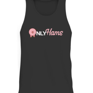 Funny Pig Only Hams Funny Pork Shirt Pig Farmer T Shirt CATT black front.jpg