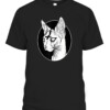 Occult Black Metal Sphynx Cat I Goth and Death Metal Graphic T Shirt CABT black front.jpg