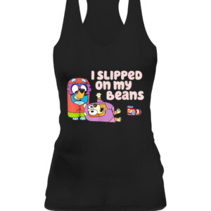 I Slipped On My Beans T Shirt CAWT black front.jpg