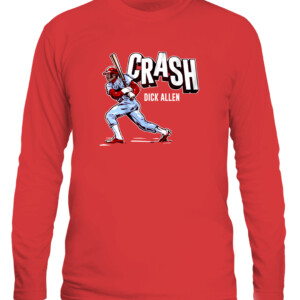 CRASH SHIRT DICK ALLEN Philadelphia Phillies Chicago White Sox CALS red front.jpg