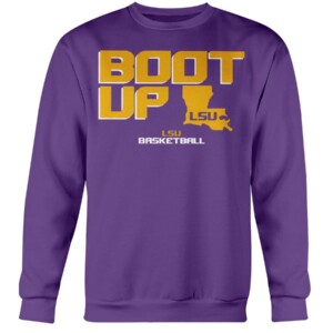 BOOT UP SHIRT LSU Tigers and Lady Tigers Crewneck