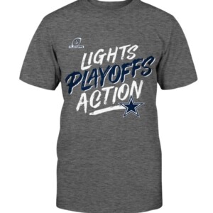 COWBOYS LIGHT PLAYOFF ACTION SHIRT 2021 NFC East Division Champions Dallas Cowboys Shirt