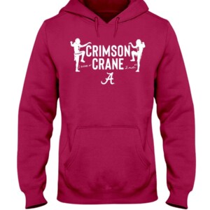 CRIMSON CRANE SHIRT JAMESON WILLIAMS JOHN METCHIE III Alabama Crimson Tide Hoddie