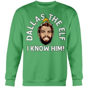 DALLAS THE ELF SHIRT DALLAS THE ELF I KNOW HIM DALLAS GOEDERT Philadelphia Eagles Crewneck