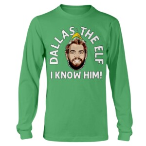 DALLAS THE ELF SHIRT DALLAS THE ELF I KNOW HIM DALLAS GOEDERT Philadelphia Eagles Longsleeve