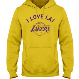 LAKERS I LOVE LA SHIRT LOS ANGELES LAKERS 22 Years of Lakers History Hoddie