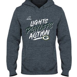 LIGHT PLAYOFF ACTION T Shirt Green Bay Packers 2021 NFC North Division Champions Hoddie