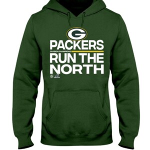 PACKERS RUN THE NORTH SHIRT 2021 NFC North Division Champions Green Bay Packers Hoddie