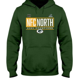 Packers 2021 NFC North Division Champions T Shirt Green Bay Packers Hoddie