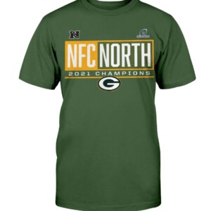 Packers 2021 NFC North Division Champions T Shirt Green Bay Packers Shirt