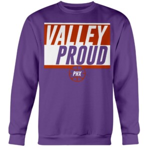 VALLEY PROUD SHIRT PHOENIX SUNS Crewneck