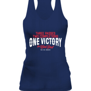 THE WIND BOWL SHIRT THREE PASSES TWO COMPLETIONS ONE VICTORY THE WIND BOWL SHIRT New England Patriots CAWT navy front.jpg