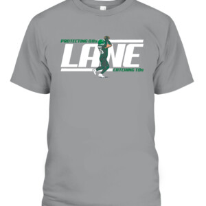 PROTECTING QBS AND CATCHING TDS SHIRT LANE JOHNSON Philadelphia Eagles CABT sport grey front.jpg