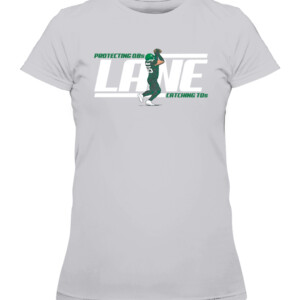 PROTECTING QBS AND CATCHING TDS SHIRT LANE JOHNSON Philadelphia Eagles CAWTS heather grey front.jpg