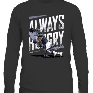 Always Hungry Shirt Micah Parsons Dallas Cowboys CALS black front.jpg