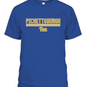 PICKETTSBURGH SHIRT Kenny Pickett Pittsburgh Panthers CAPT royal front.jpg