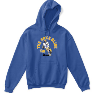 THE FAKE SLIDE SHIRT Kenny Pickett Pittsburgh Panthers APKH royal front.jpg