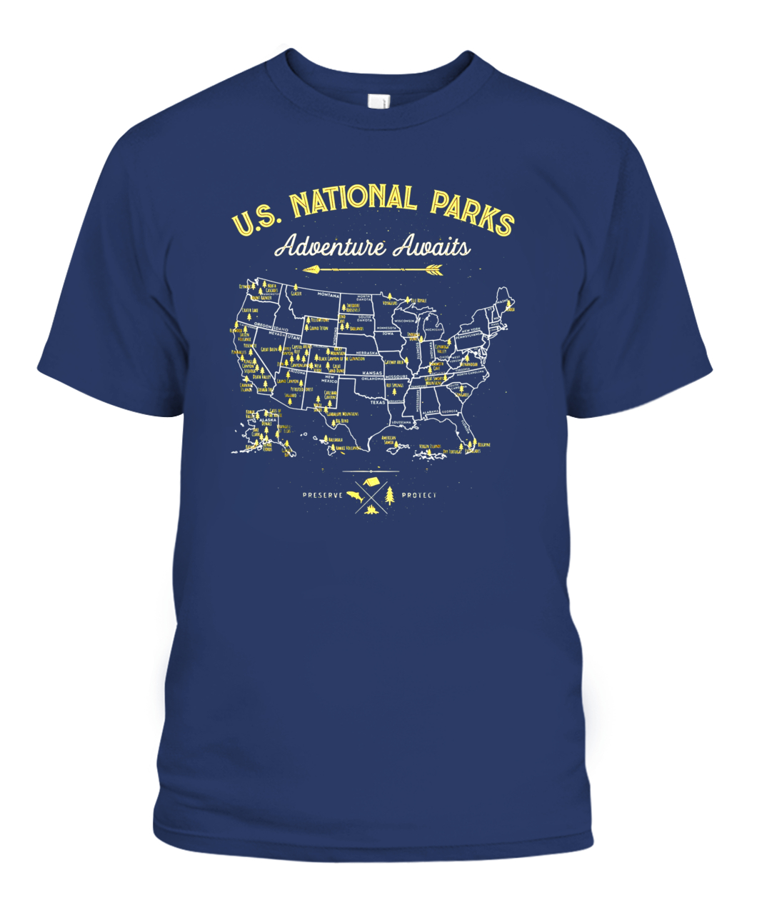 62 National Parks Map Gifts US Park Vintage Camping Hiking T-Shirt All 62 National Parks Co-CAPT-navy-front.jpg 62 National Parks Map Gifts US Park Vintage Camping Hiking T Shirt All 62 National Parks Co CAPT navy front.jpg
