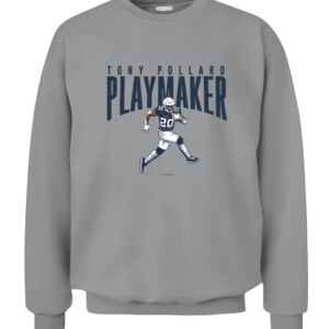PLAYMAKER SHIRT TONY POLLARD Dallas Cowboys CACS sport grey front.jpg