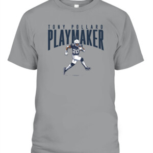 PLAYMAKER SHIRT TONY POLLARD Dallas Cowboys CAPT sport grey front.jpg