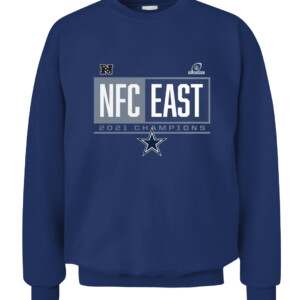 COWBOYS 2021 NFC East Division Champions Shirt Dallas Cowboys CACS navy front.jpg