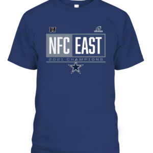 COWBOYS 2021 NFC East Division Champions Shirt Dallas Cowboys CAPT navy front.jpg