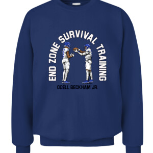 END ZONE SURVIVAL TRAINING SHIRT ODELL BECKHAM JR Los Angeles Rams CACS navy front.jpg