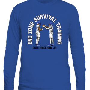 END ZONE SURVIVAL TRAINING SHIRT ODELL BECKHAM JR Los Angeles Rams CALS royal front.jpg