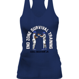 END ZONE SURVIVAL TRAINING SHIRT ODELL BECKHAM JR Los Angeles Rams CAWT navy front.jpg