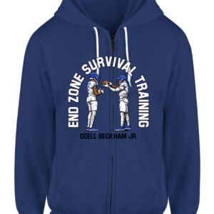 END ZONE SURVIVAL TRAINING SHIRT ODELL BECKHAM JR Los Angeles Rams CAZH navy front.jpg