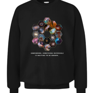 James Webb Space Telescope The JWST Exploration Shirt CACS black front.jpg