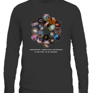 James Webb Space Telescope The JWST Exploration Shirt CALS black front.jpg