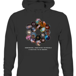 James Webb Space Telescope The JWST Exploration Shirt CAUH black front.jpg