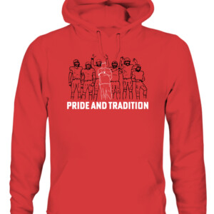 PRIDE AND TRADITION SHIRT Fresno State Bulldogs Jeff Tedford CAUH red front.jpg