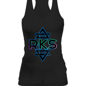 RKS Rainbow Kitten Surprise Logo T Shirt CAWT black front.jpg