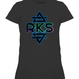 RKS Rainbow Kitten Surprise Logo T Shirt CAWTS black front.jpg