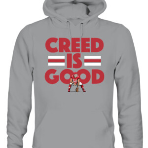 CREED IS GOOD SHIRT CREED HUMPHREY Kansas City Chiefs CAUH sport grey front.jpg