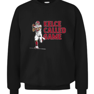 KELCE CALLED GAME SHIRT Travis Kelce Kansas City Chiefs CACS black front.jpg