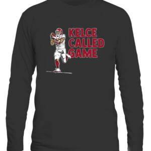 KELCE CALLED GAME SHIRT Travis Kelce Kansas City Chiefs CALS black front.jpg