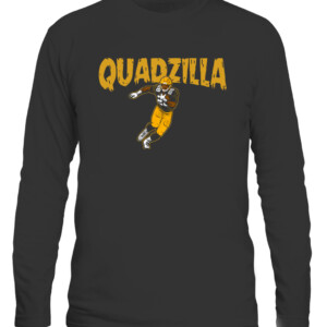 QUADZILLA SHIRT AJ Dillon Green Bay Packers CALS black front.jpg