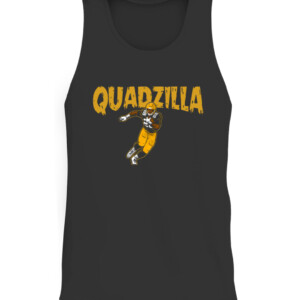 QUADZILLA SHIRT AJ Dillon Green Bay Packers CATT black front.jpg