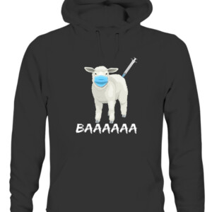 BAAAAA Sheep or sheeple anti vaccine or vax and facemask Essential T Shirt Anti Joe Biden CAUH black front.jpg