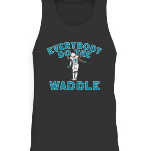 EVERYBODY DO THE WADDLE SHIRT JAYLEN WADDLE Miami Dolphins CATT black front.jpg