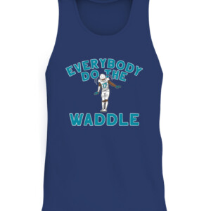 EVERYBODY DO THE WADDLE SHIRT JAYLEN WADDLE Miami Dolphins CATT navy front.jpg