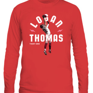 LOGAN THOMAS TIGHT END SHIRT Logan Thomas Washington Football Redskins One Hand Catch CALS red front.jpg