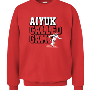 AIYUK CALLED GAME SHIRT BRANDON AIYUK San Francisco 49ers CACS red front.jpg